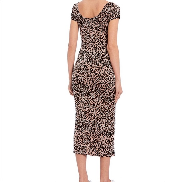 Billabong Mid Day Animal Print Knit Midi Dress - Picture 3 of 8